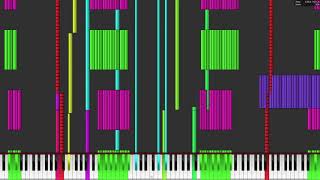 [Black MIDI] 9KX2 18 million notes ligit run (epilepsy warning) @JessesTreehouse