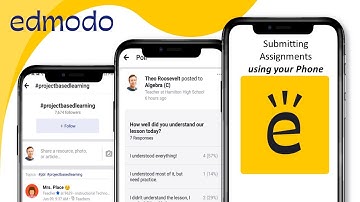 How to Submit Assignments Using Edmodo on Your Phone