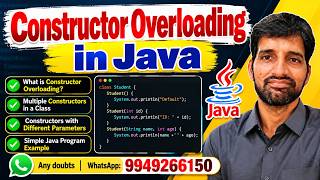 Information Constructor Overloading in Java | Java Constructor Overloading with Example Update