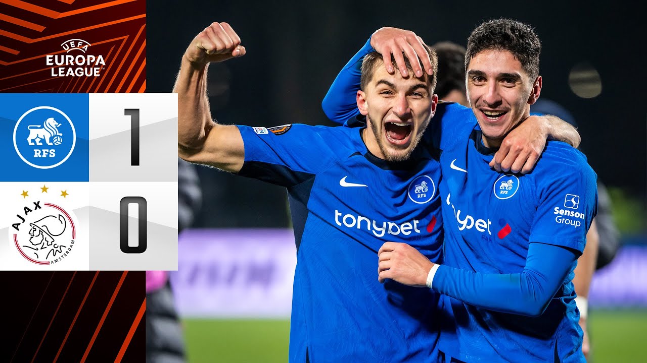 FC RFS 1:0 AFC AJAX | HIGHLIGHTS | LABĀKIE MOMENTI | UEFA EUROPA LEAGUE