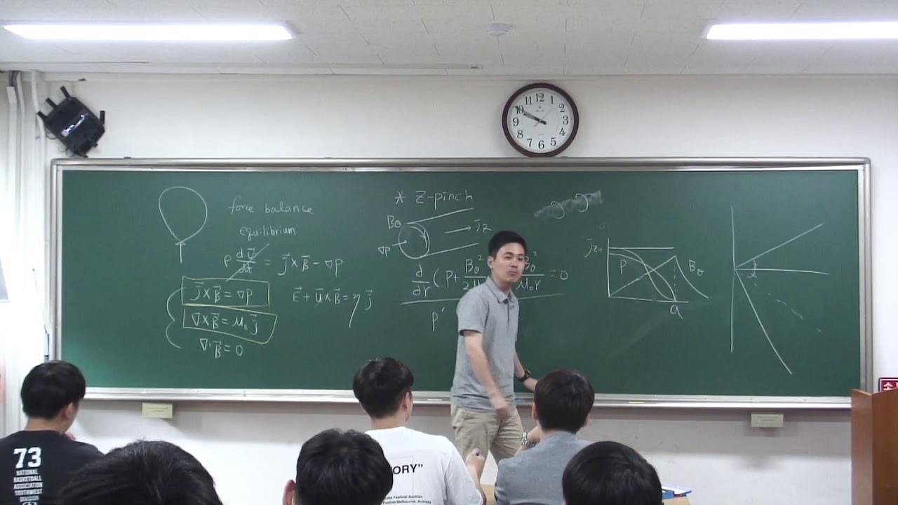 [서울대 나용수교수님] 플라즈마 기초 26강 Equilibrium & Stability 3   Plasma Instabilities Kink & Sausage