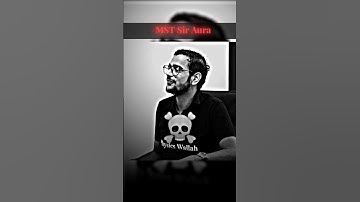 MST Sir Aura ♾️ #youtubeshorts #motivation #prodcast #aura #physicswallah #pw #interview #jee #neet