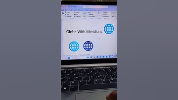 Quick insert symbol of globe 🌎 in MS word. #shorts #computer #global #geography #study