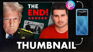 How To Make Thumbnail Like @dhruvrathee in Mobile Using PicsArt | avigfx07