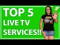 TOP 5 LIVE TV SERVICES! image