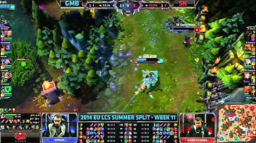LCS EU Summer 2014 W11D3: Gambit Gaming vs SK Gaming (31.07.2014)