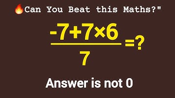 "Most People Fail This Simple Math Test — Can You Pass?"#maths 