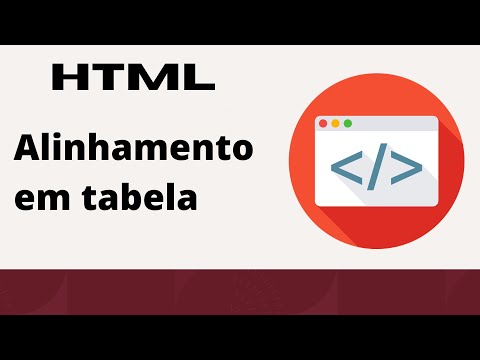 Vídeo: Como faço para centralizar uma tabela em HTML?