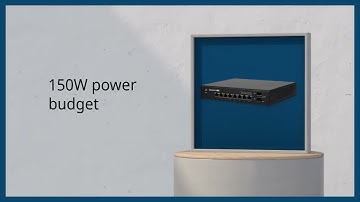 ES-16-150W Ubiquiti EdgeSwitch 16 x RJ-45 Ports PoE+ 2 x SFP Switch