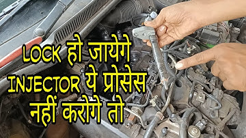 delphi injector air bleeding process