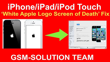iPhone/iPad/iPod Touch ‘White Apple Logo Screen of Death’ Fix