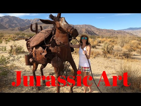 Video: Skulpturat e Borrego Springs të Galleta Meadows