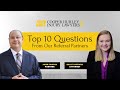 Attorneys Bailey Gifford and John Cooper of Cooper Hurley Injury Lawyers sit down to discuss the top questions they hear from attorney referral partners.