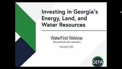 WaterFirst Webinar  Best Practices for Water Conse...