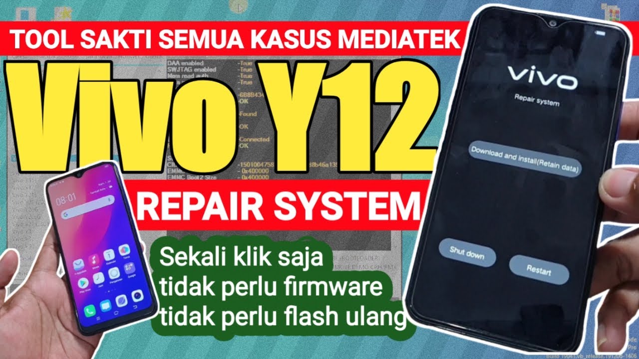 Cara Mengatasi Vivo Y12 Repair System Stuck Recovery mode dengan tool