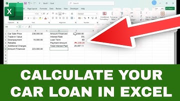 Easily Calculate Your CAR LOAN in Excel! (Simple Formulas)