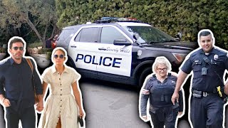 Police Officers Arrive On Scene At Ben Affleck And Jennifer Lopez's Mansion