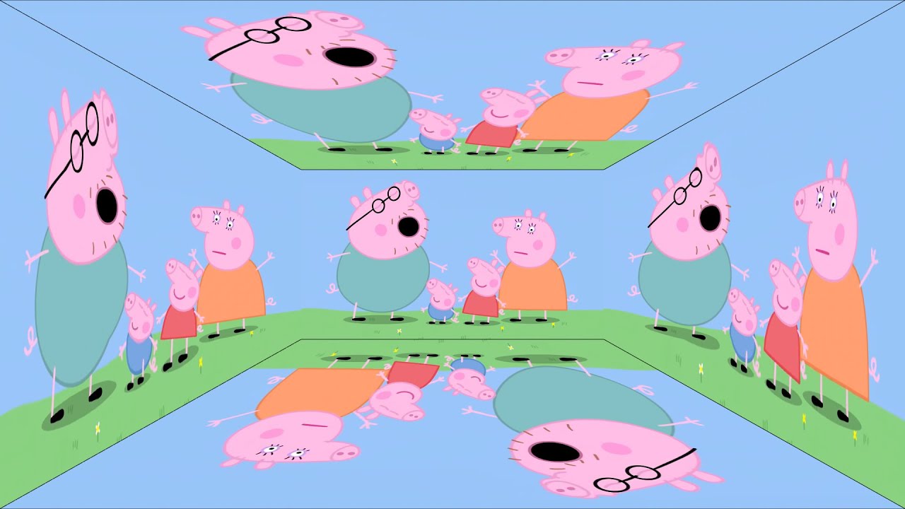 Свинка пеппа 2023 год. Peppa Pig Intro. Peppa Pig Intro Effects. Свинка Пеппа аттракционы. Ковер со свинкой Пеппой.