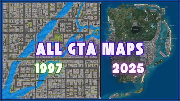 All GTA maps 1997 - 2025 #gta #grandtheftauto