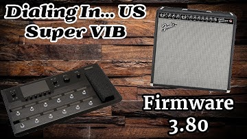 The Best Fender Amp In The Helix?? | Dialing In... US Super Vib (Firmware 3.80)
