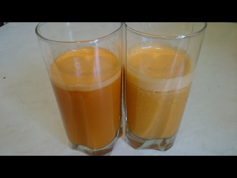Морковный сок в соковыжималке дома ДВА простых рецепта сока!