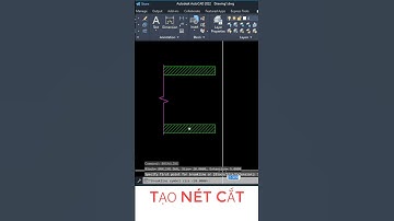Tạo nét cắt nhanh nhất  #autocad #autocad3d #autocadcoban #autocaddilam