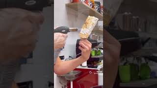 Marshmallow and chocolate waffle 🍫🍫🍫😋😋😋😍#kamillatasty