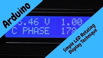 Arduino Simple LCD rotating display