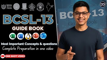 Complete BCSL-13 preparation | BCSL 013 Practical | #bca 1st semester Practical #ignou | One Shot