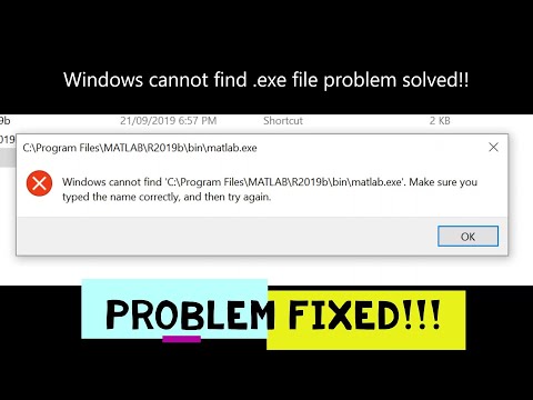 Problem Solved || Windows cannot find .exe file. Make sure you typed the name correctly.