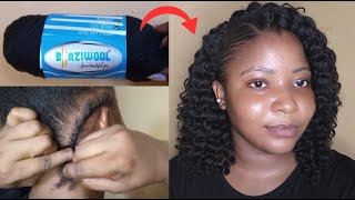 WOW!!! HOW TO TURNED BRAZILIAN WOOL INTO CURLY HAIR screenshot 2
