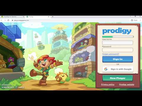 How to log on to prodigy