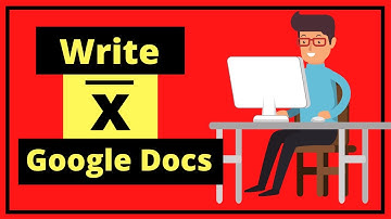 How to put a Bar Over a Letter In Google Docs | x Bar In Google Docs