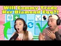 Cammy Claims Her DIAMOND EGG!! Will She TRADE It or OPEN It?! Roblox Adopt Me!