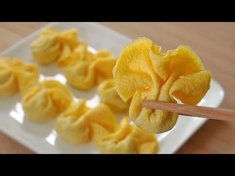 No밀가루! 초간단 뱃살 쏘~옥 만두 레시피 (진짜 쉬움! No Flour Dumpling Recipe)