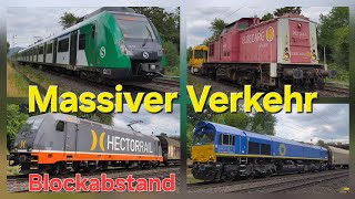 Detour train traffic at close intervals between Bad Honnef and Rheinbreitbach on 07/08/26