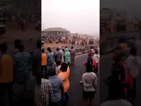 Lagos-Ibadan expressway on lock down