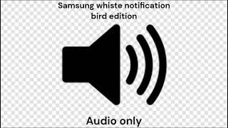 Notifikasi peluit Samsung Nada dering edisi burung