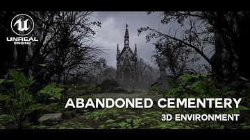 Abandoned Cementery 3D Environment - Unreal Engine 5