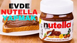 Evde Nutella Tarifi Ile Sadece 7 Dakikada Hazır Ev Yapımı Nutella Nasıl Yapılır?