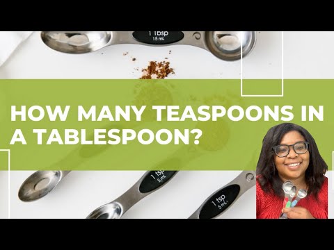 How Many Teaspoons in a Tablespoon? (Chart)