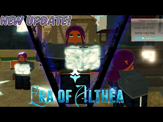 NEW UPDATE In Era Of Althea  Frost Magic, Transport Crystals, 4 Leaf  Clovers, Codes & More 