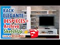 Diseño de Rack, fácil y Rápido_planos + despieces