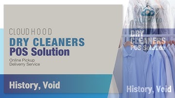 Dry Cleaners POS Solution Demos - History, Void
