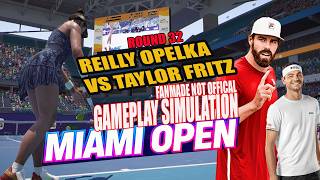 Miami Open |  Reilly Opelka   vs Taylor Frttz     | [22 MAR 2026] | Gameplay Simulation