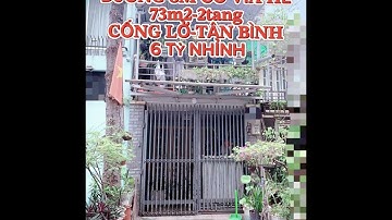 𝐁Á𝐍 𝐍𝐇À 𝐌Ặ𝐓 𝐓𝐈Ề𝐍 ĐƯỜ𝐍𝐆 𝟖𝐌 𝐂Ó 𝐕Ỉ𝐀 𝐇È - 𝟕𝟑𝐦𝟐-𝟐𝐭𝐚𝐧𝐠 𝐂Ố𝐍𝐆 𝐋Ở-𝐓Â𝐍 𝐁Ì𝐍𝐇 - 6 TỶ NHỈNH 0932030061