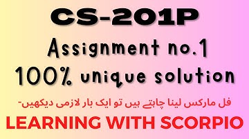 CS201P Assignment 1 Solution 2023|CS201p Assignment 1 2023|cs201 practical assignment 1 2023|cs201p