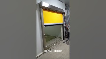 PVC Fabric Rapid Rolling Shutter Doors for clean rooms in pharmaceutical factory