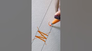 Letter “M” Brush Calligraphy