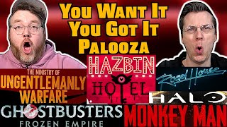Hazbin Hotel, Monkey Man, Ghostbusters Frozen Empire + more - Trailer Reactions - Trailerpalooza 39